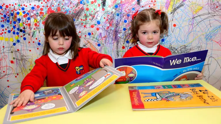 Alumnos de infantil del Colegio Luis Amigó (PAI).