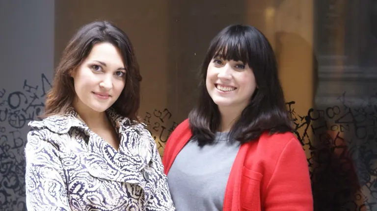 Yahaira Iriarte y María Escobedo, organizadoras del evento "My Little Big Wedding".