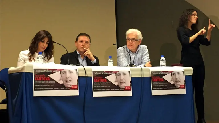 Marian Sainz, Fernando Fantova y Jes&uacute;s Mari Fern&aacute;ndez.