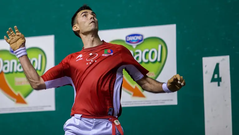 Semifinal Campeonato del 4 y Medio. Urrutikoetxea-Bengoetxea VI (22-18). IÑIGO ALZUGARAY. -18