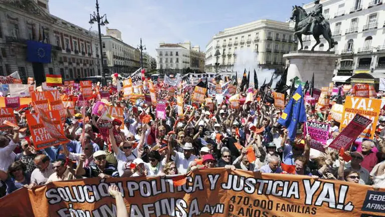 Afectados por la estafa de Afinsa