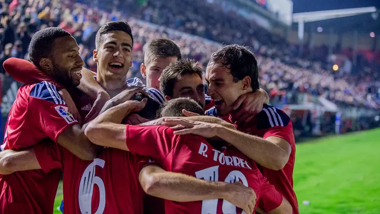 Partido Osasuna-Mallorca (2-1) disputado en El Sadar. IÑIGO ALZUGARAY. -13