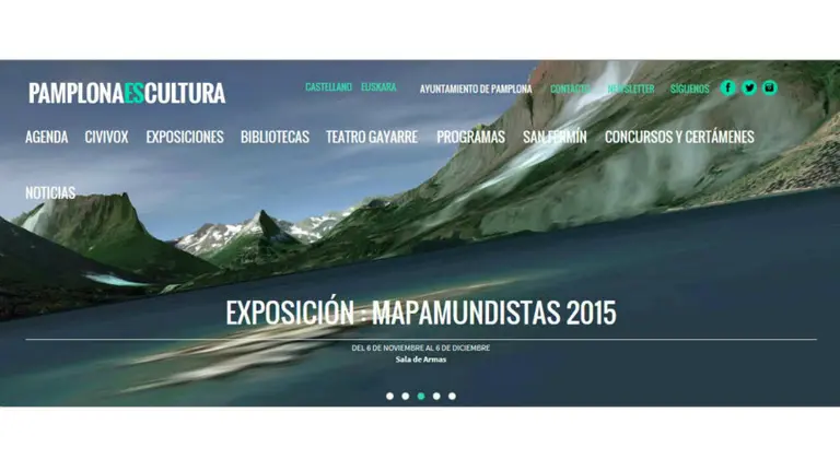Web del Ayuntamiento de Pamplona.
