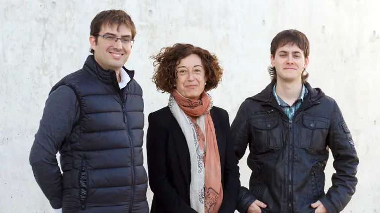 Íñigo Mugueta, Ana Mendióroz y Karlos Andión.