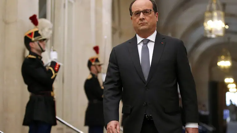 El presidente franc&eacute;s Hollande.