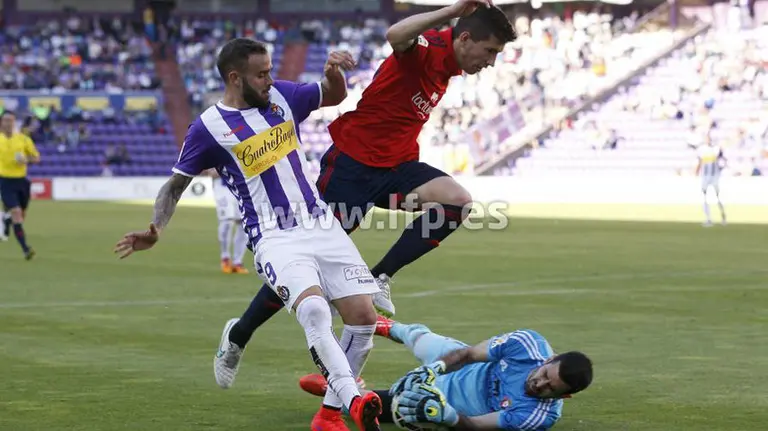 Valladolid-Osasuna de la temporada pasada