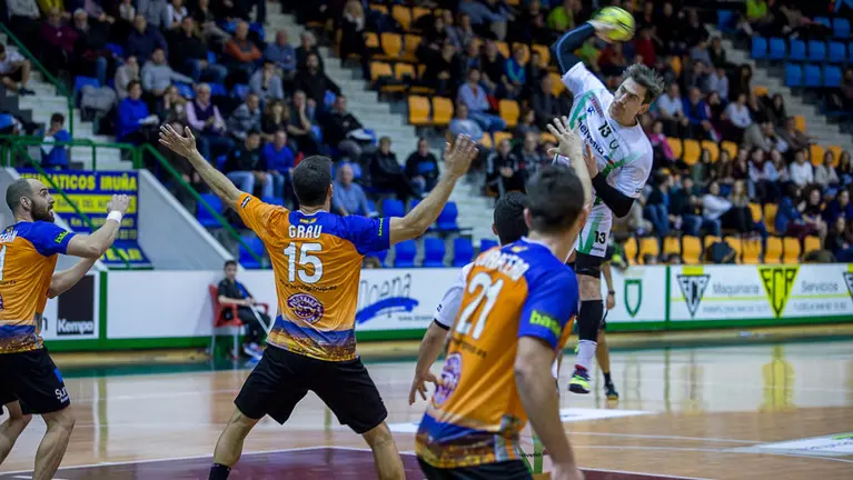 Partido de la liga Asobal entre el Helvetia Anaitasuna y BM Benidorm (28-32). IÑIGO ALZUGARAY-2