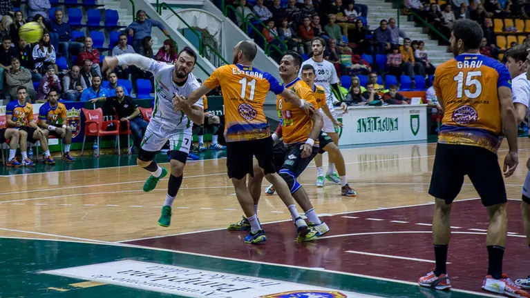 Partido de la liga Asobal entre el Helvetia Anaitasuna y BM Benidorm (28-32). IÑIGO ALZUGARAY-8