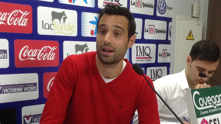Javier Flaño en rueda de prensa.