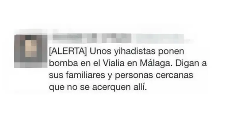 Falso ataque yihadista Málaga