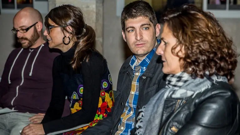 Presentación del proyecto de Presupuestos del Ayuntamiento de Pamplona para 2016 en el palacio de Condestable. IÑIGO ALZUGARAY. -7