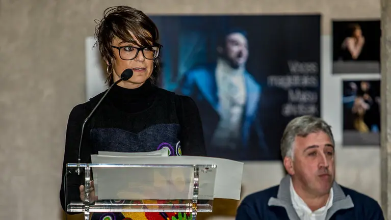 Presentación del proyecto de Presupuestos del Ayuntamiento de Pamplona para 2016 en el palacio de Condestable. IÑIGO ALZUGARAY. -41