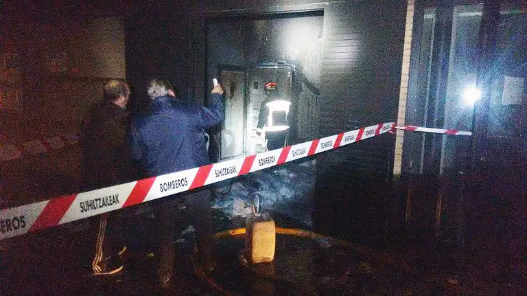 Incendio en San Adrián.