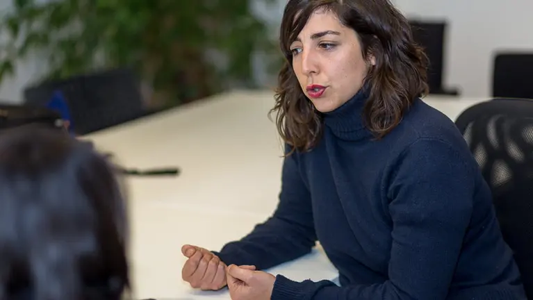 Entrevista a Laura Pérez (Podemos). IÑIGO ALZUGARAY-1