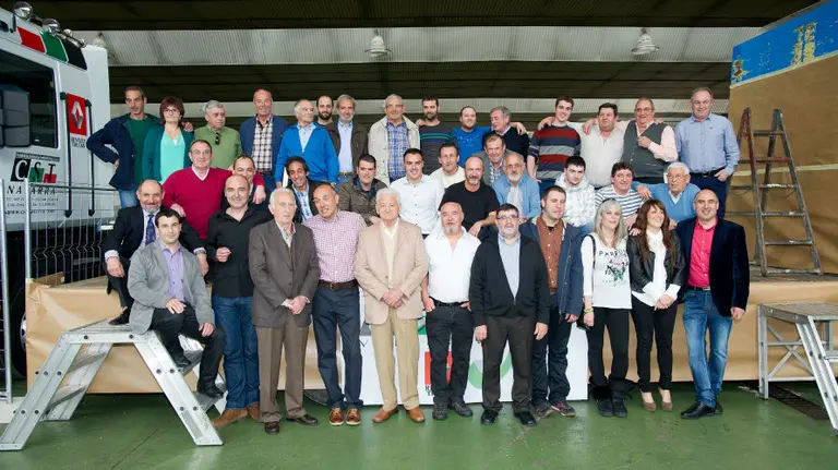 Fundadores, socios y trabajadores de CST Navarra.