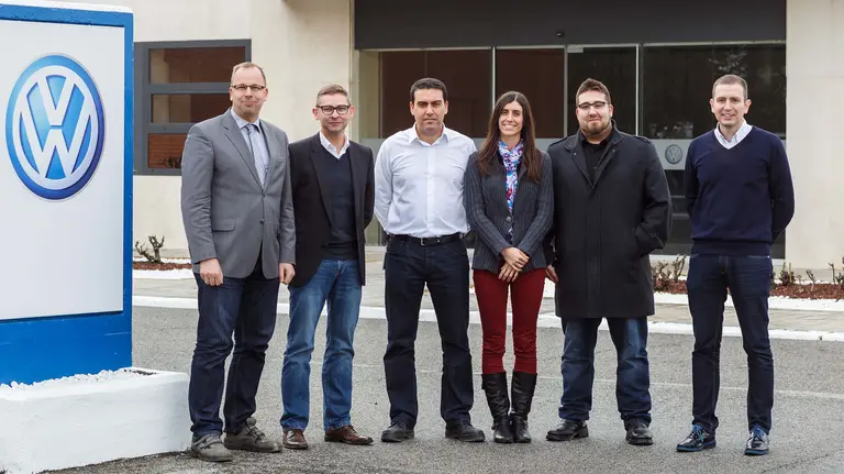 Equipo premiado de Volkswagen Navarra.