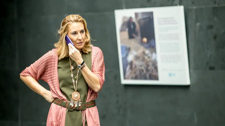 Ana Beltrán, portavoz del PPN en el Parlamento foral. IÑIGO ALZUGARAY.