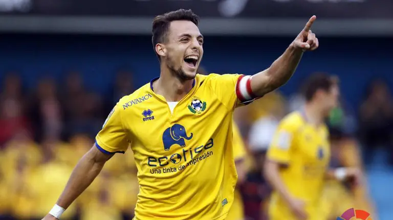 Óscar Plano es delantero del Alcorcón. Foto LFP.es