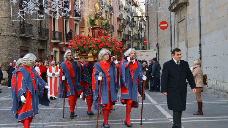 Procesión de san Saturnino. EFE.