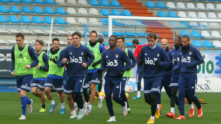 Entrenamiento de la Ponferradina en El Toralín. Web Ponferradina.