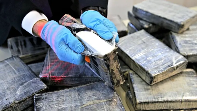 Alijo de cocaína. en una imagen de archivo. EFE