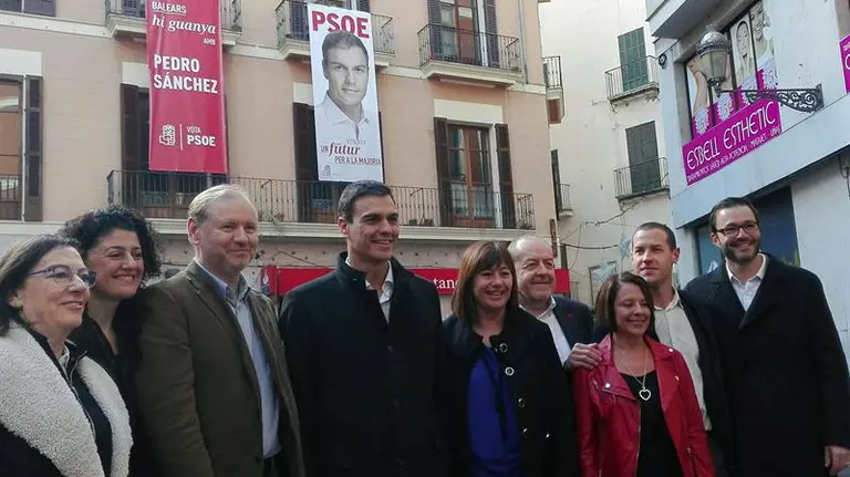 Pedro Sánchez, en Mallorca.
