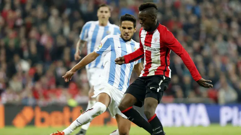 Partido Athletic - Málaga (0-0) en San Mamés. Efe.