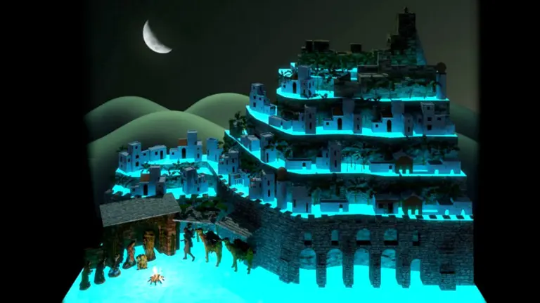 Belén audiovisual en Itaroa.