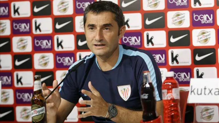 Ernesto Valverde entrena al Athletic Club. Foto liga BBVA.