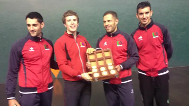 Albisu, Artola, Olaizola y Urrutikoetxea. Foto twitter Asegarce.