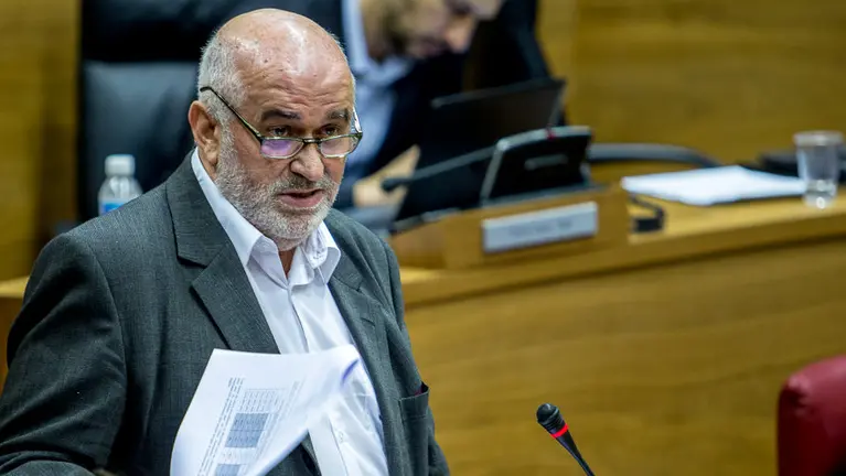 Pleno del Parlamento de Navarra. IÑIGO ALZUGARAY. -70