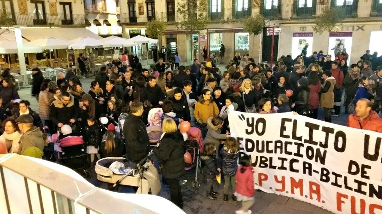 Concentración Apymas British-PAI en Tudela