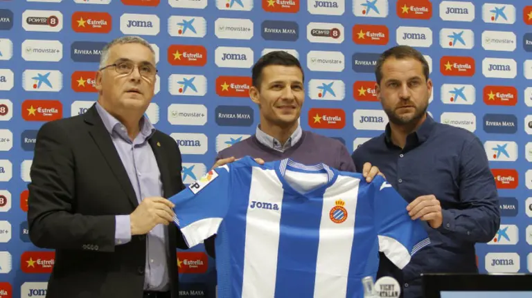 Constantin Galca es el nuevo entrenador del RCD Espanyol. Foto web RCD Espanyol.