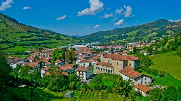 Vista general de Leitza.