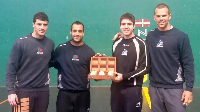 Untoria, Bengoetxea, Iribarria y Zubieta. Foto Aspe.