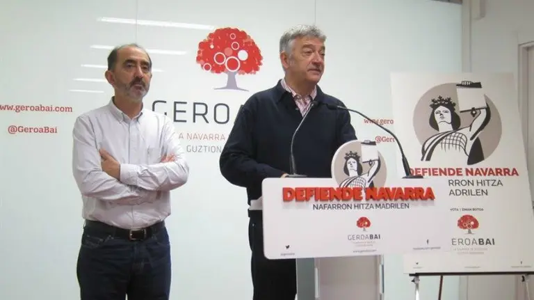 El cabeza de lista de Geroa Bai al Congreso, Koldo Martínez. EP.