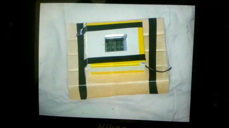 Bomba hallada en el avi&oacute;n de Air France. TWITTER AIR FRANCE