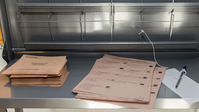 Jornada electoral en el CP Ermitagaña de Pamplona.(4). IÑIGO ALZUGARAY