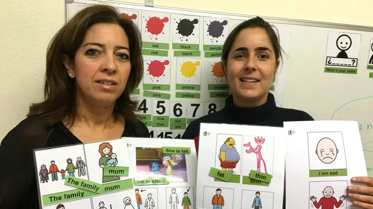 Ingles adaptado con pictogramas.