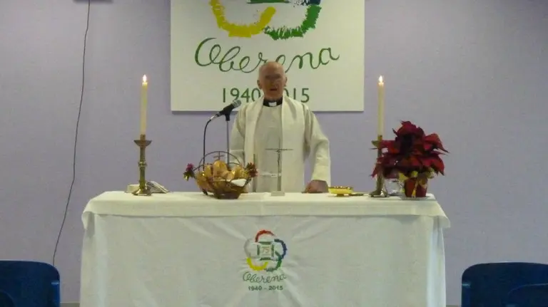 Misa de Navidad en Oberena.