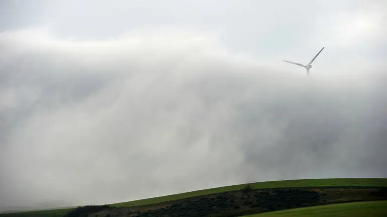 Niebla en Navarra. Tiempo. EFE