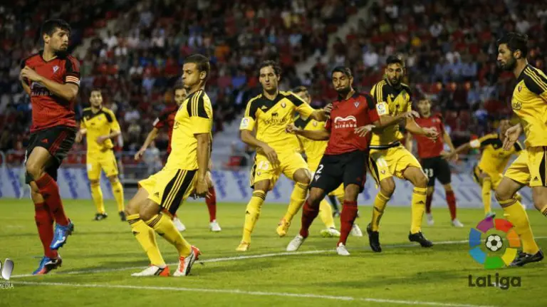 Partido Mirandés- Osasuna. Foto LFP.