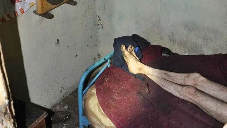 Foto cedida por la policía del estado en el que se encontraba el hombre en Sevilla.