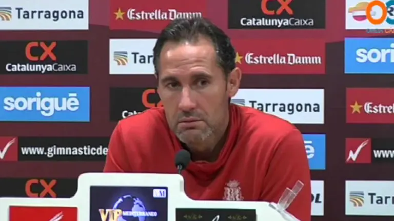 Vicente Moreno entrena al Nastic de Tarragona.