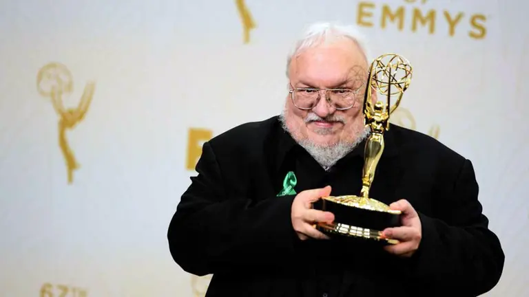 El escritor George R.R. Martin, ganador de un premio Emmy por la serie 'Juego de Tronos'. EFE
