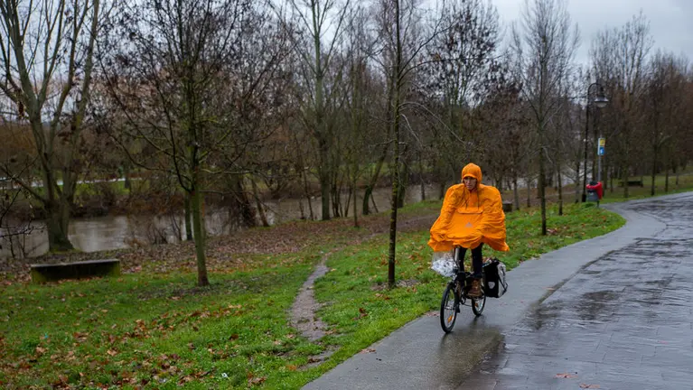 Tiempo: Día lluvioso en Pamplona. (3). IÑIGO ALZUGARAY