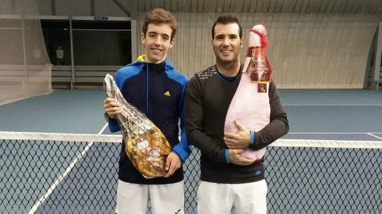 Torneo del jamón de tenis en navidad.