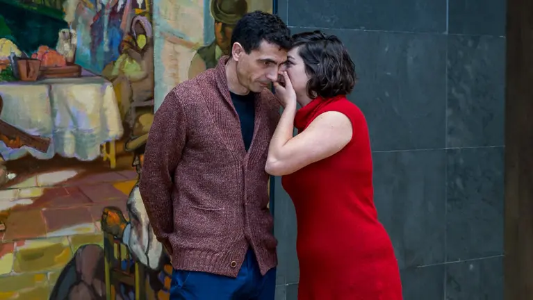 Acto de toma de posesión de Rubén Velasco (Podemos) como parlamentario foral, que sustituye en el cargo a Eduardo Santos elegido diputado en el Congreso. (1). IÑIGO ALZUGARAY