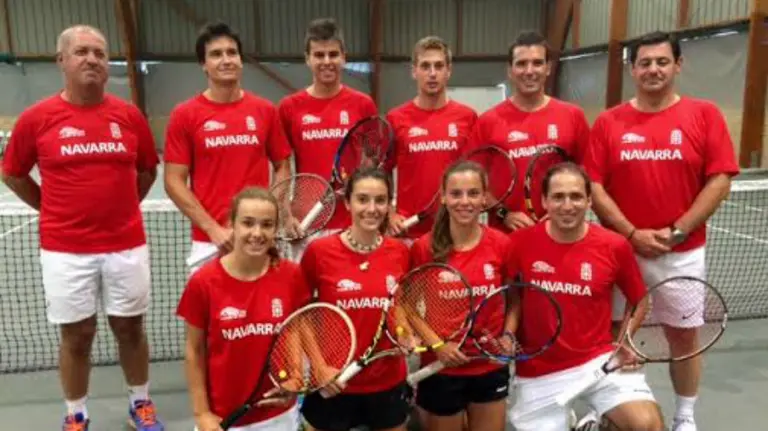 Selecci&oacute;n navarra de tenis.