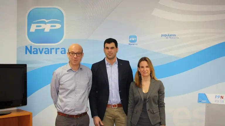 Portavoz adjunto del PPN en el Parlamento foral, Javier García.